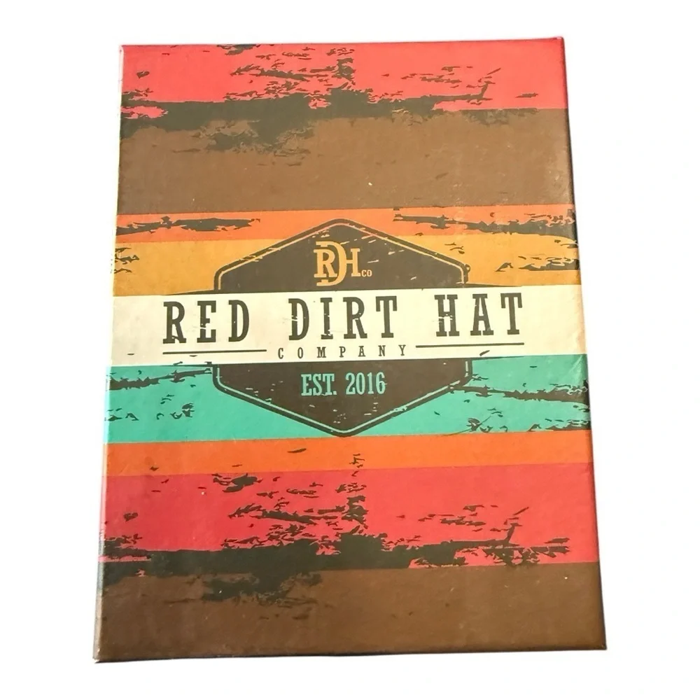 Red Dirt Hat Co. Card Case w/ Magnetic Clip – Genuine Leather